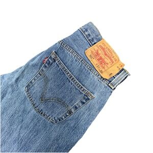 Vintage Levis‎ 511 XX Jeans Men's Size 33x30 Dark Wash Denim Blue Button Fly
